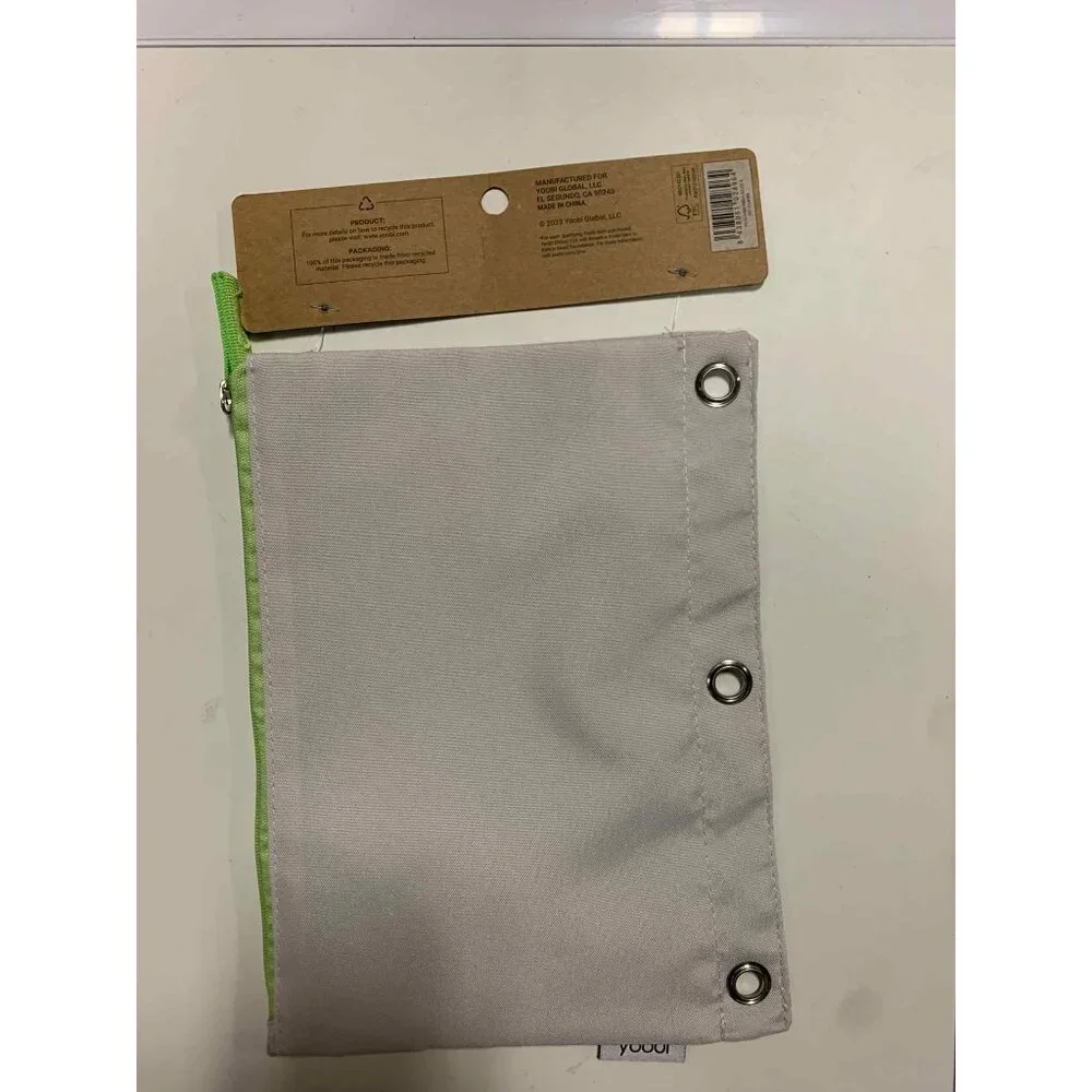 Yoobi Single Zipper Pencil Case Abstract Mountains 2pk